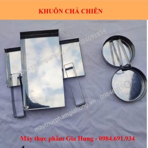 Khuôn chả chiên vuông tròn