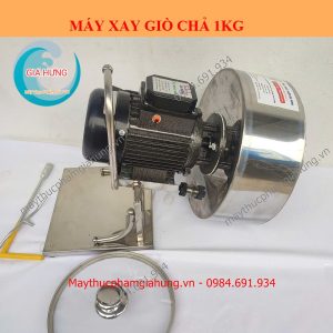 Máy Xay Giò Chả Gia Đình 1Kg 2 Lớp Inox 304