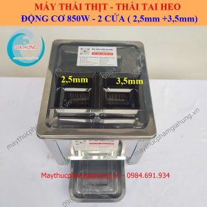 Máy thái tai lợn làm giò xào