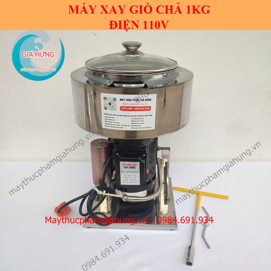 Máy xay giò chả 1kg điện 110v