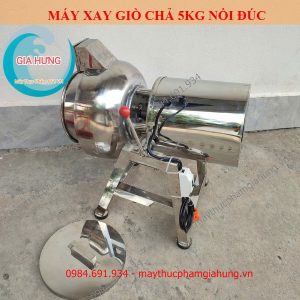 Máy Xay Giò Chả Xúc Xích 5Kg Nồi Đúc Inox 304