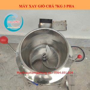 Máy xay giò chả xúc xích 7kg điện 380v