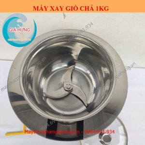 Máy Xay Giò Chả Gia Đình 1Kg 2 Lớp Inox 304