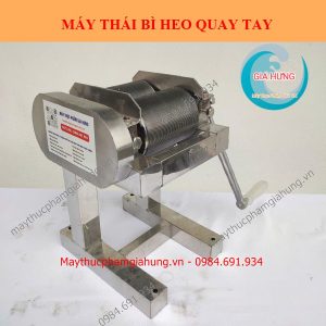 Máy Thái Bì Heo Mini Thủ Công