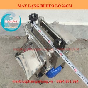 Máy lạng bì heo dùng điện 750W với lô inox 22cm