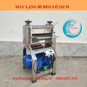 Máy lạng bì heo dùng điện 750W với lô inox 22cm