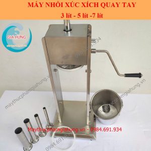 Máy Đùn Xúc Xích Quay Tay 3 -5 -7 lít
