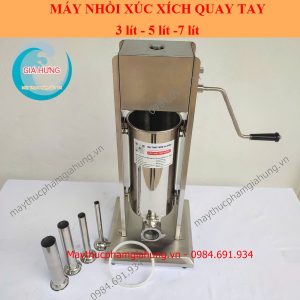 Máy Nhồi Xúc Xích Quay Tay 3 -5 -7 lít