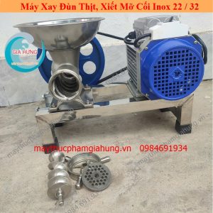 Máy xiết mỡ cối Inox 22