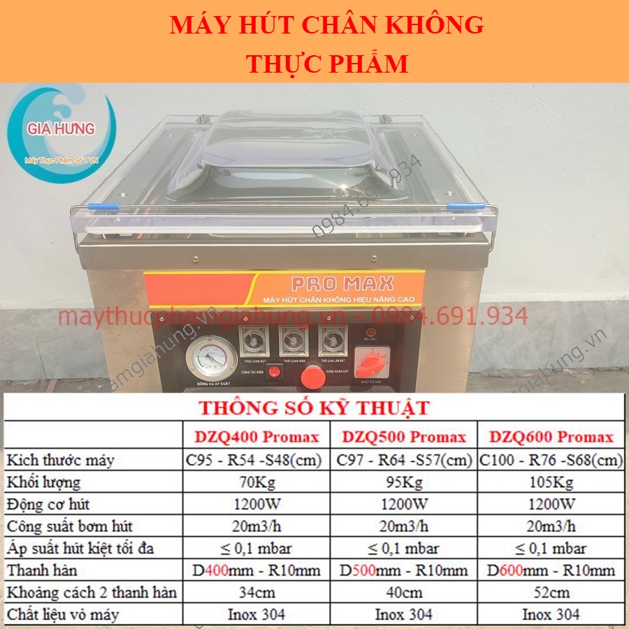 Thong So May Hut Chan Khong Dzq Promax