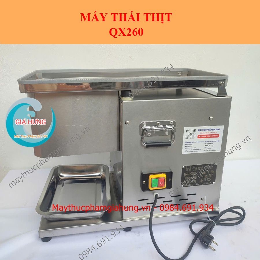 Máy thái thịt bò tươi sống